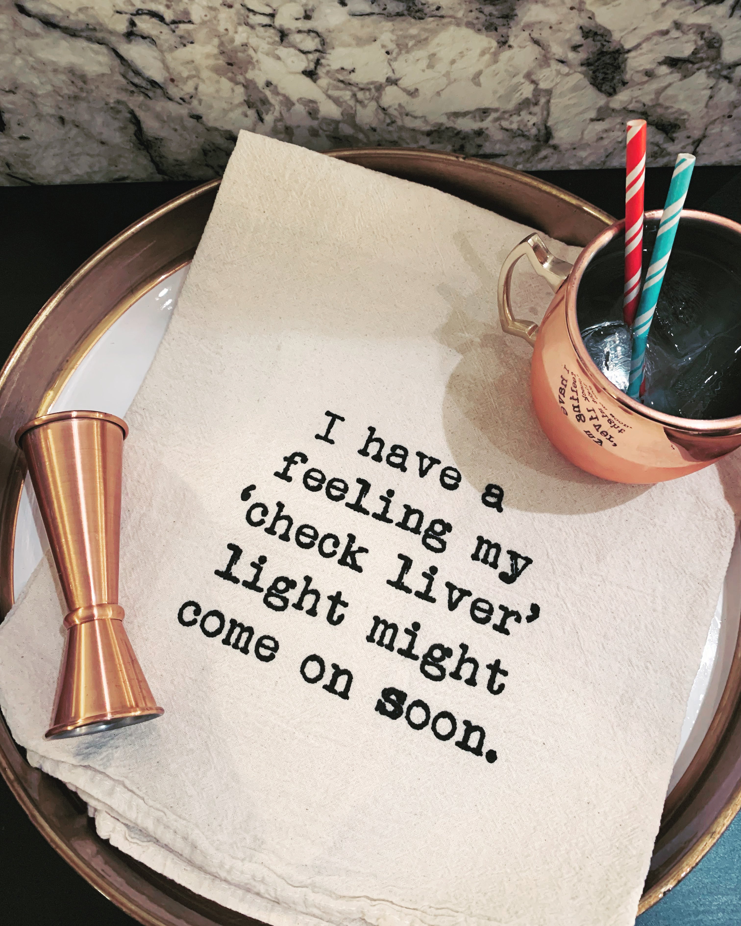 I have a feeling my 'check liver' light might come on soon.