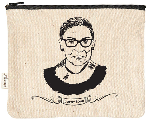 Notorious RBG zipper pouch