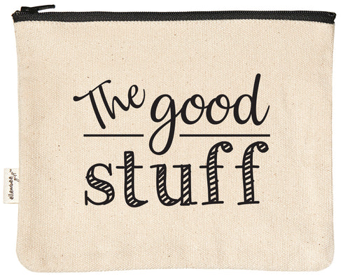 the good stuff zipper pouch