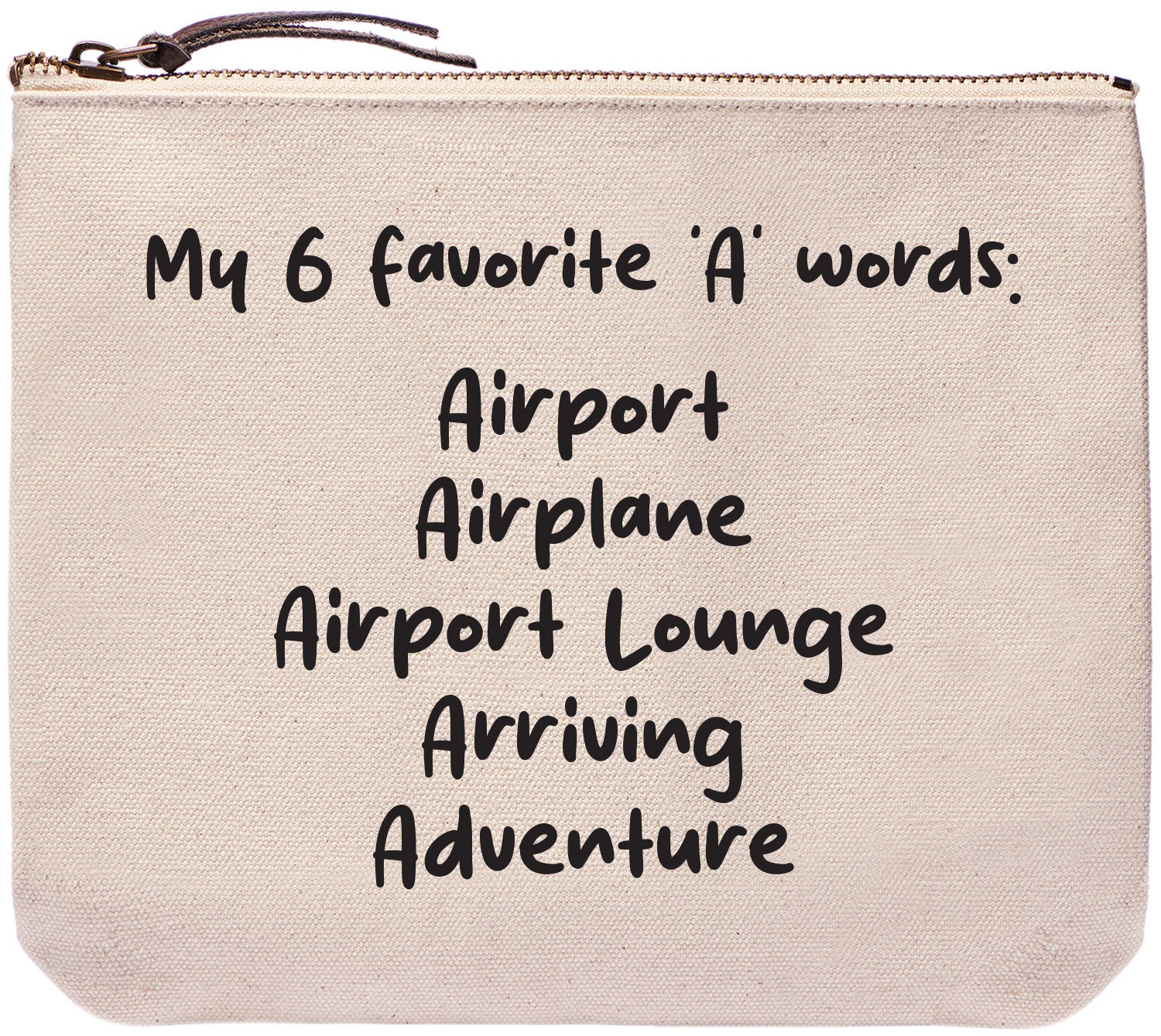 My 6 favorite A words: Airport Airplane Airport Lounge Arriving Adventure | Everyday bag