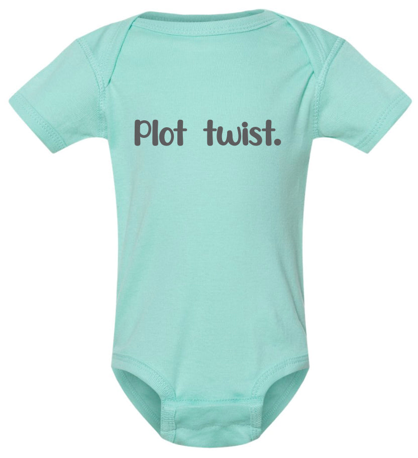 Plot twist funny onesie