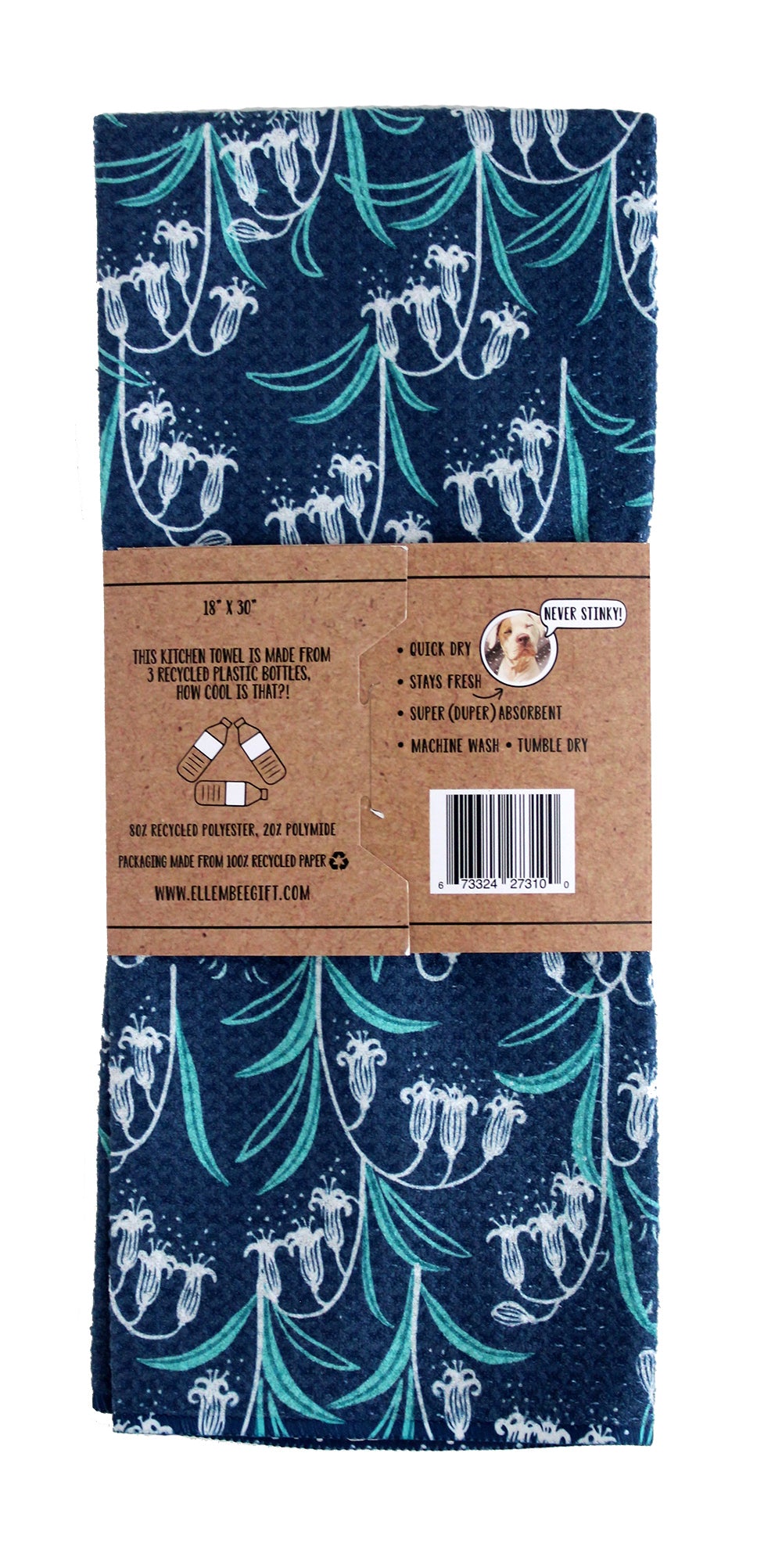 Bluebells | double-sided waffle towels