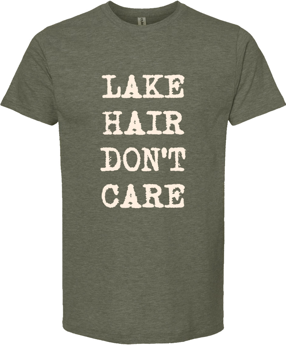 Lake hair don't care tee shirt | lake life | 6 colors