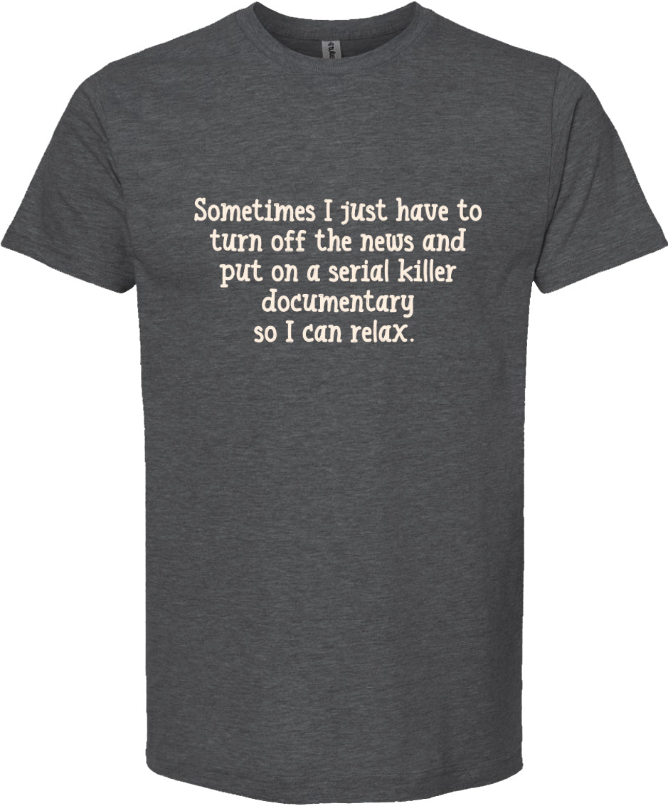 Serial Killer Documentary | graphic tee shirt | 6 colors