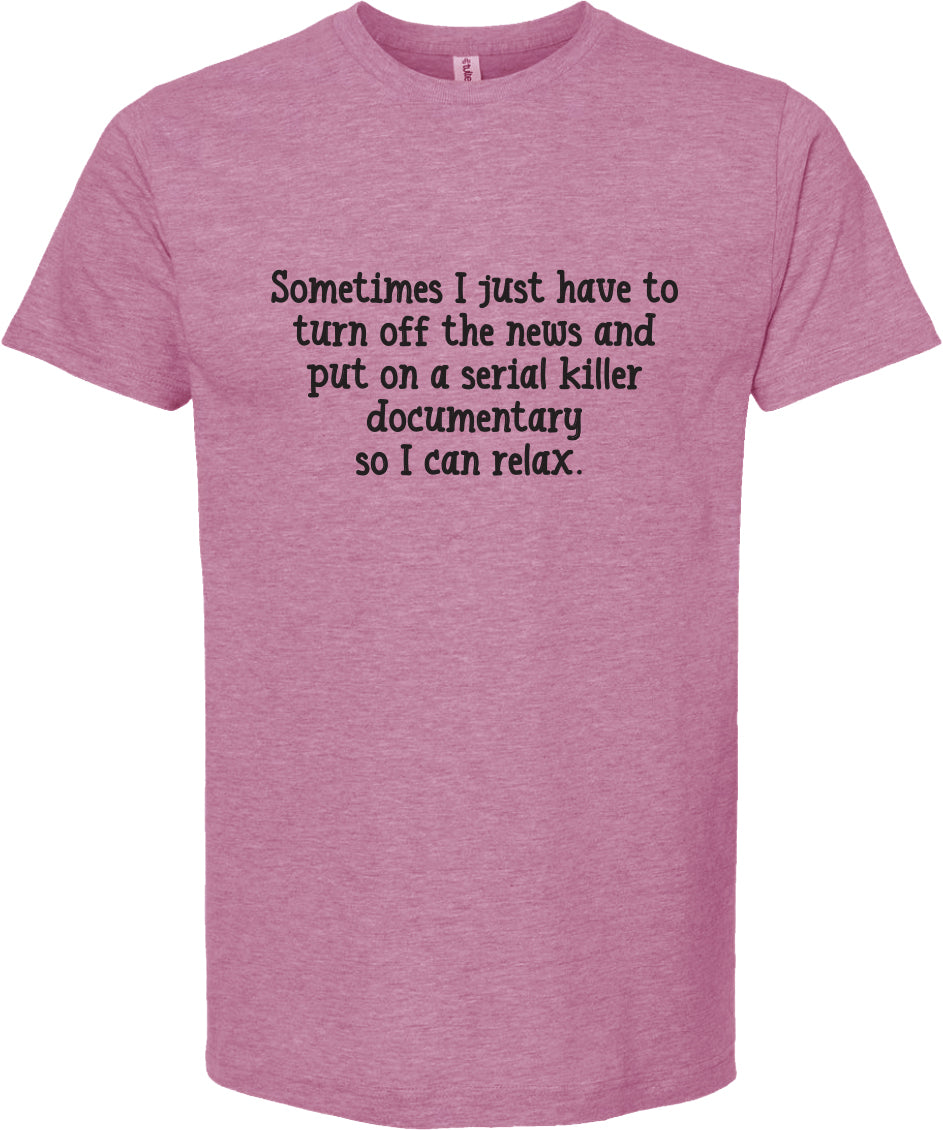 Serial Killer Documentary | graphic tee shirt | 6 colors