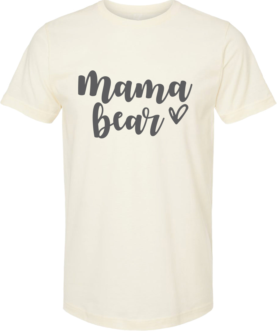 Mama bear | graphic screen printed tee shirt |  | 6 colors
