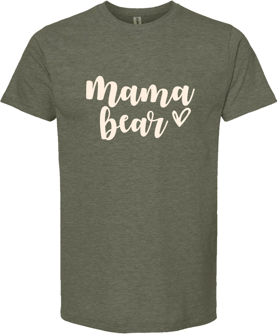 Mama bear | graphic screen printed tee shirt |  | 6 colors