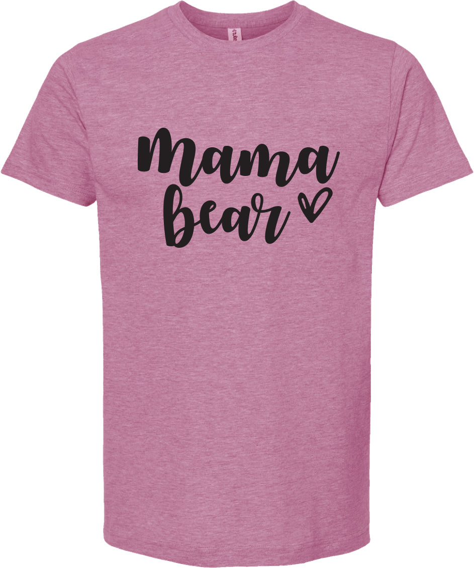 Mama bear | graphic screen printed tee shirt |  | 6 colors