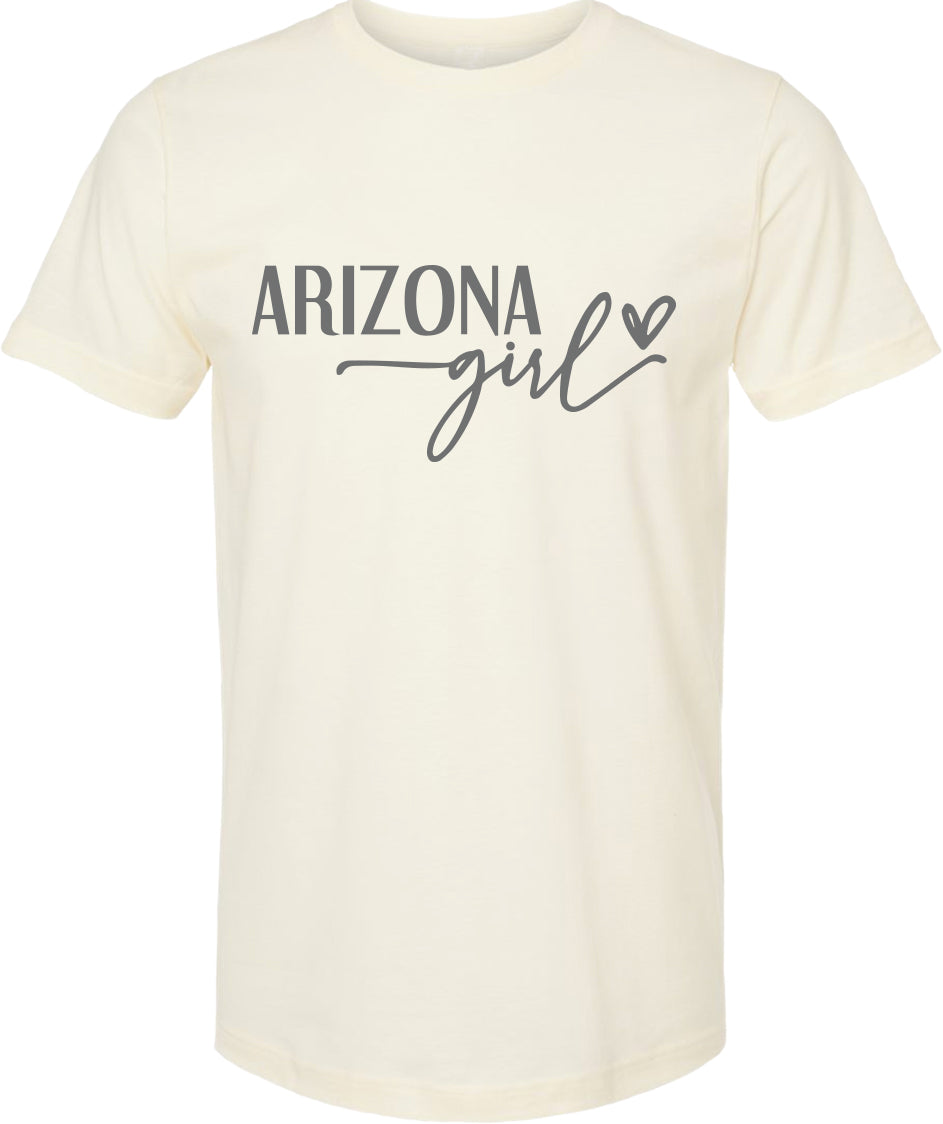 Arizona girl graphic tee | state pride tee shirt | 6 colors