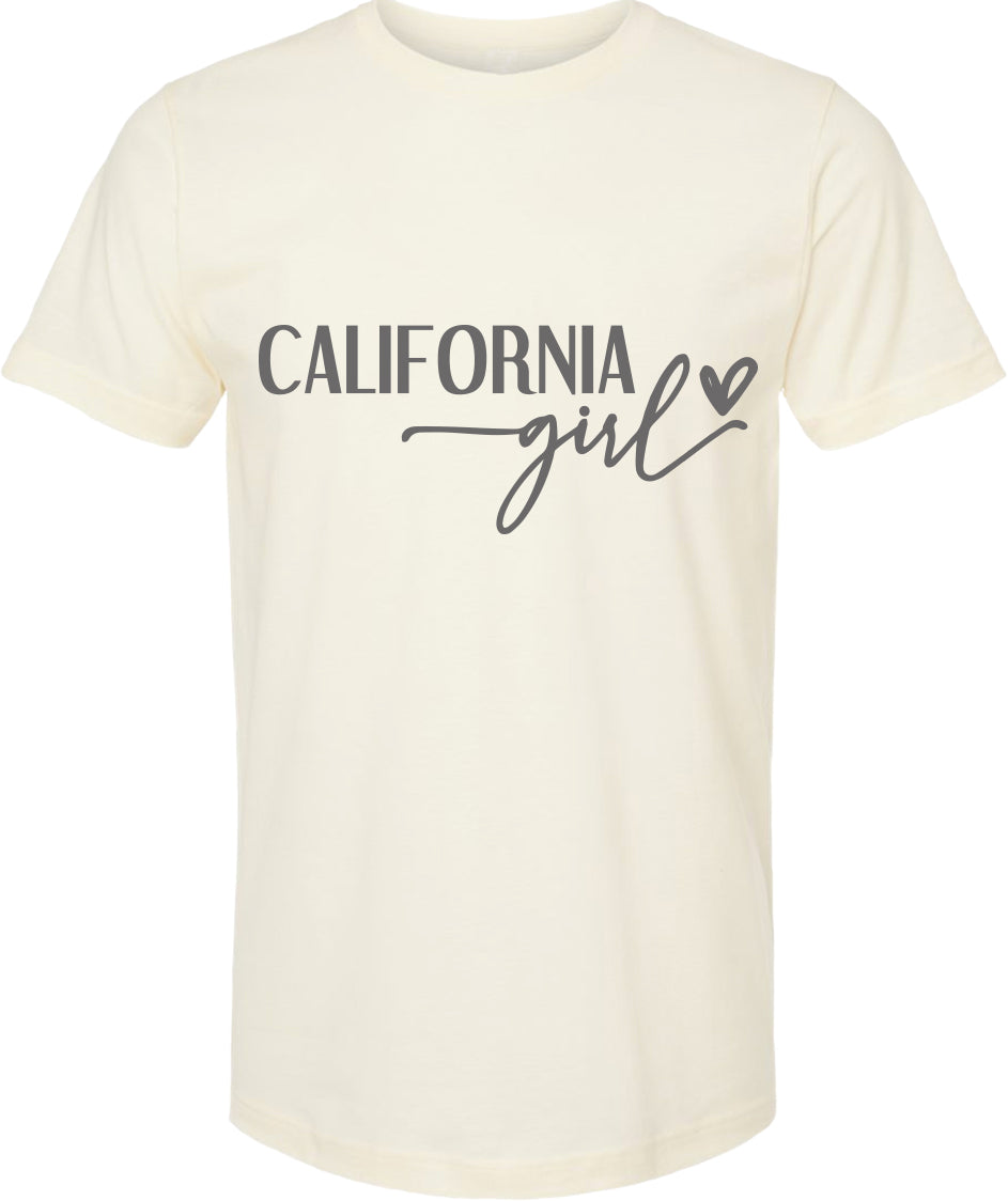 California girl graphic tee | state pride t shirt | 6 colors
