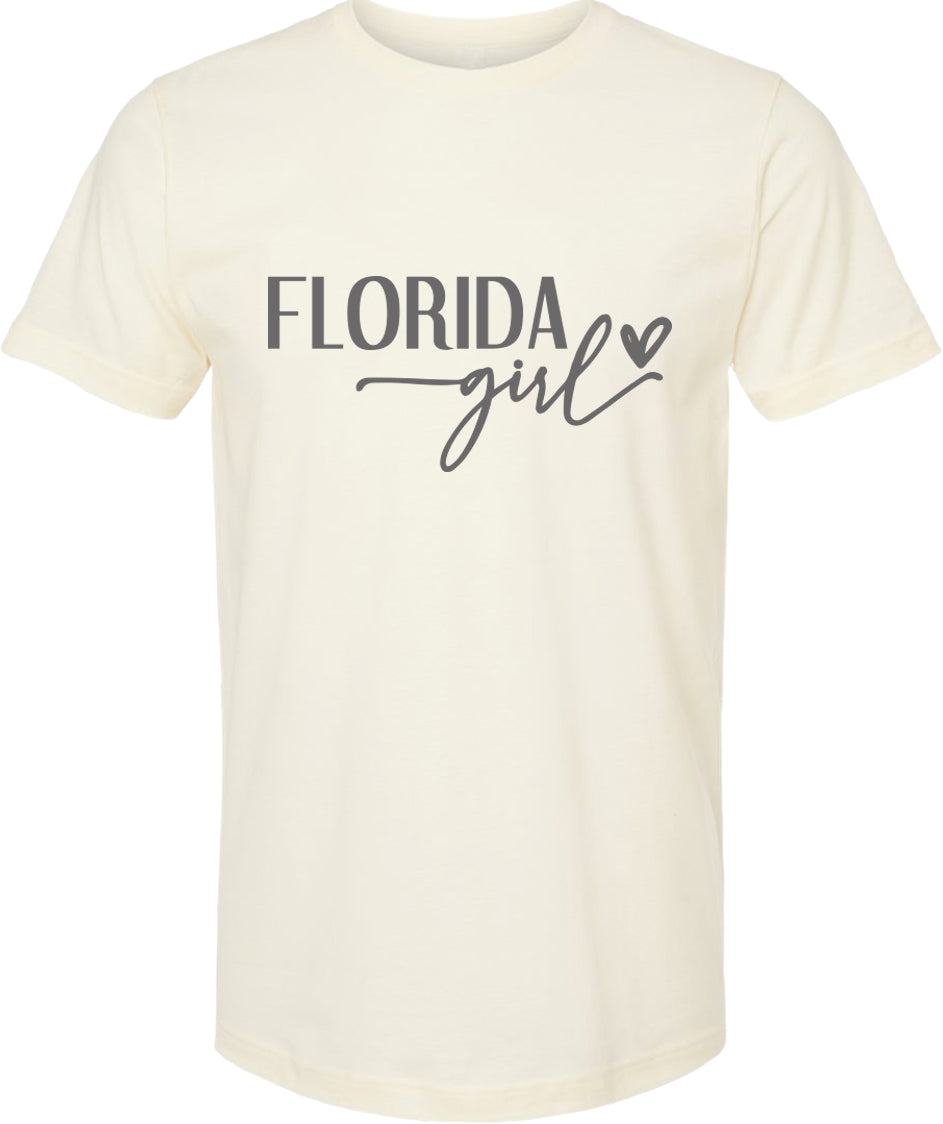 Florida girl graphic tee | state pride tee shirt | 6 colors