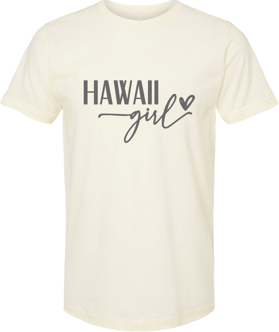 Hawaii girl graphic tee | state pride tshirt | 6 colors