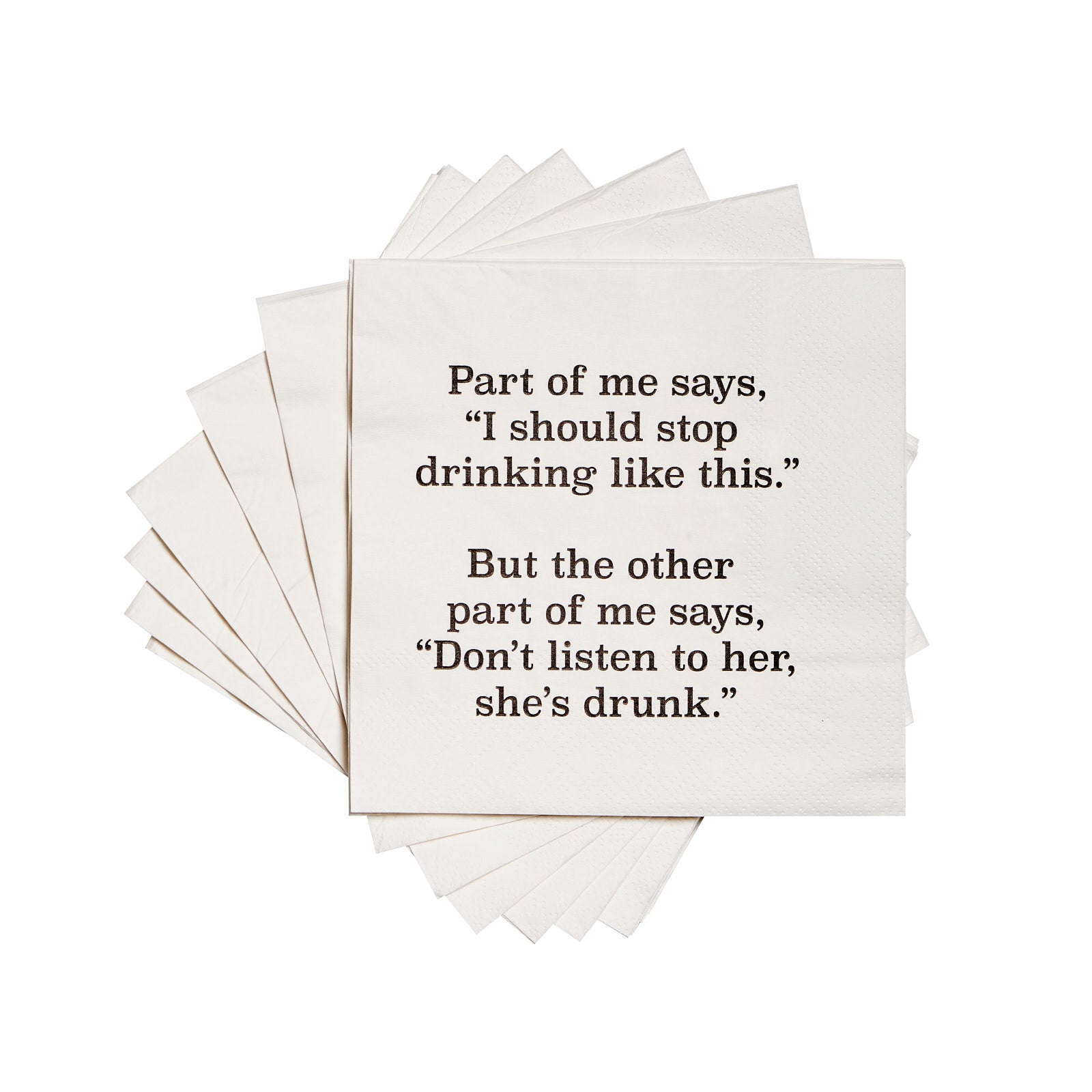Part of me says,
