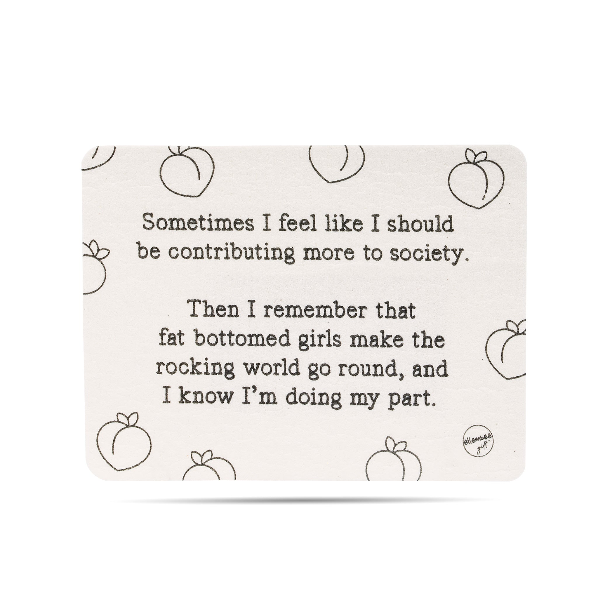Sometimes I feel like I should be contributing more to society. Swedish dishcloth