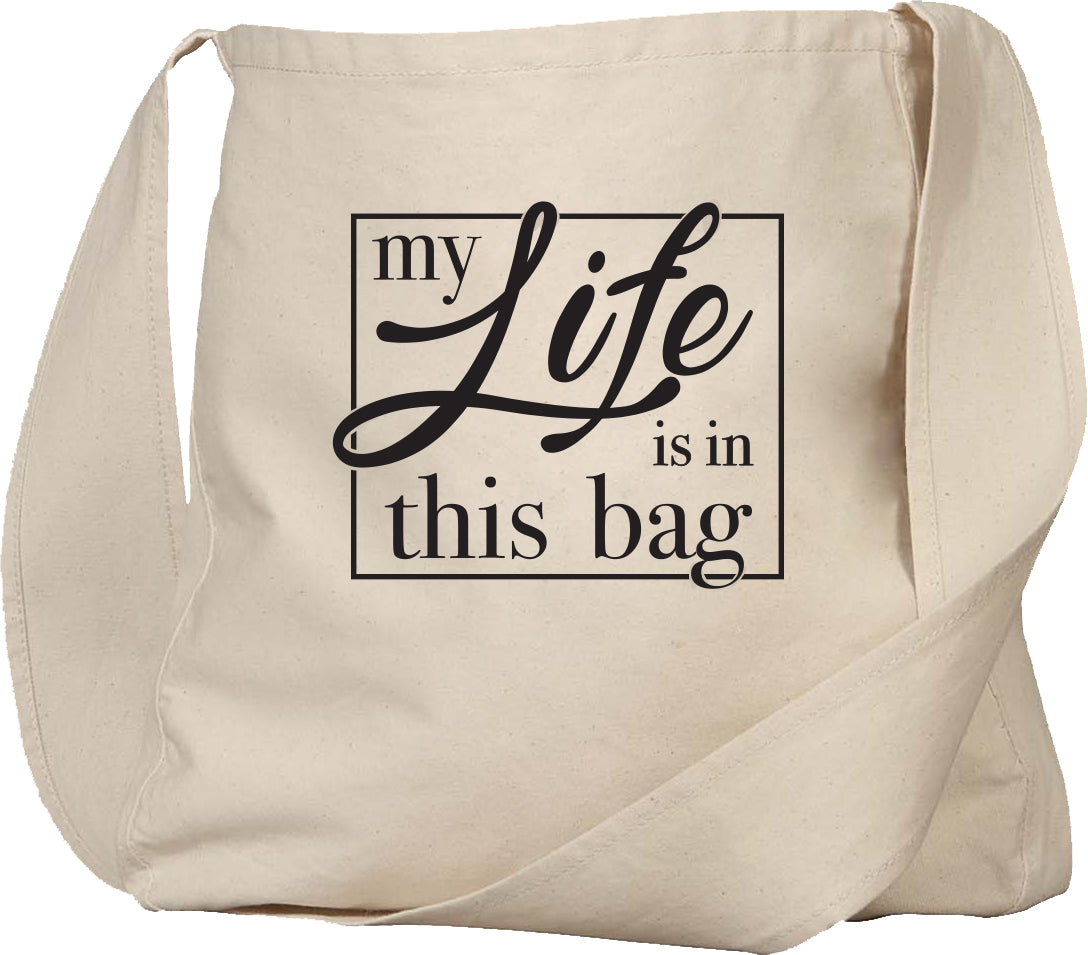 my life is in this bag tote bag
