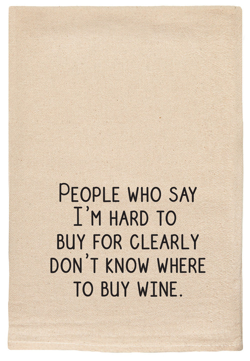 people who say I'm hard to buy for clearly don't know where to buy wine.