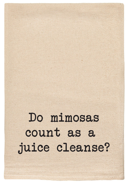 do mimosas count as a juice cleanse?