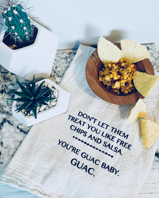 Don't let them treat you like free chips and salsa. You're guac baby, guac