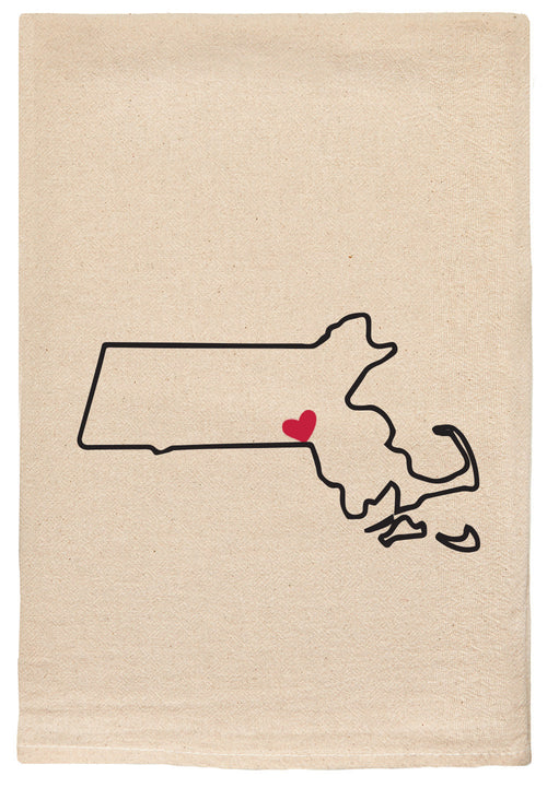 Massachusetts kitchen tea towel