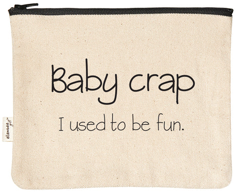 baby crap, I used to be fun zipper pouch