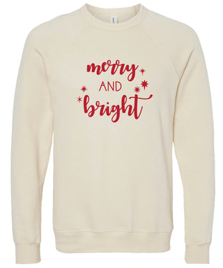 Merry and bright Christmas Sweatshirt | Christmas