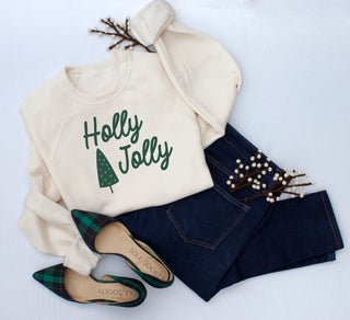 Holly Jolly Sweatshirt | Cute Christmas Sweatshirts