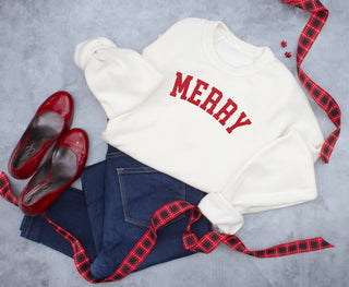 Merry Sweatshirt | Cute Christmas Sweaters