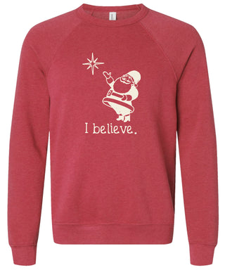 Santa Sweatshirt | I believe | Christmas