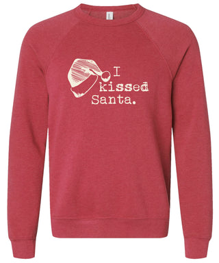 I kissed Santa Sweatshirt | Christmas