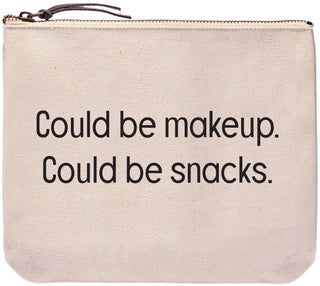 Could be makeup. Could be snacks. everyday bag