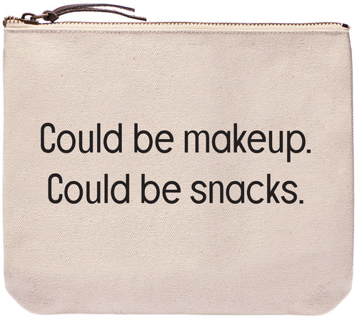 Could be makeup. Could be snacks. everyday bag