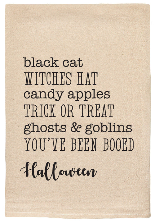 Halloween Trick or Treat Favorite Things Kitchen Towel