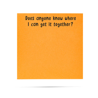 Does anyone know where I can get it together | 100 sheet sticky note pad