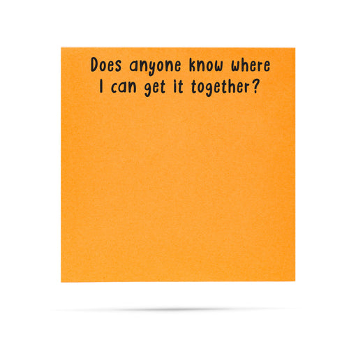 Does anyone know where I can get it together | 100 sheet sticky note pad