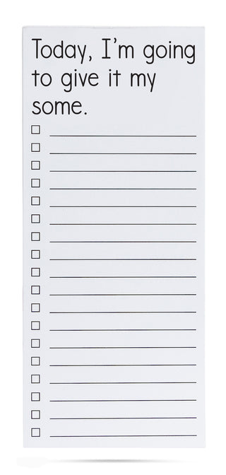 Today I am going to give it my some list pad
