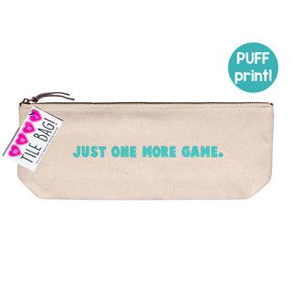 Mahjong Tile Bag | Just One More Game Zipper Top Pouch