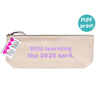 Mahjong Tile Bag | Still Learning the 2025 Card Zipper Pouch