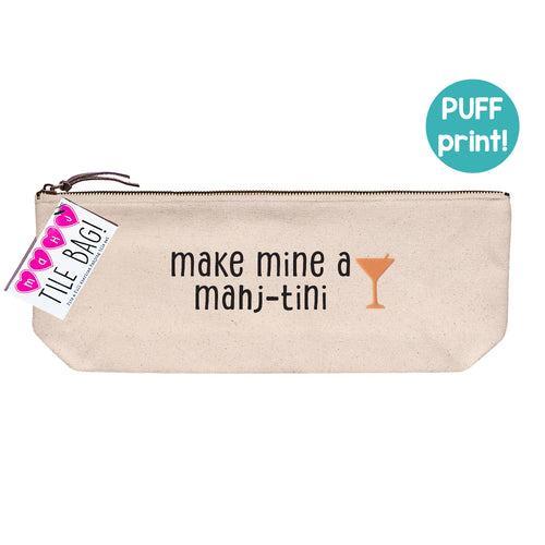 Make mine a mahj-tini | mahjong tile bag | mahjong accessories