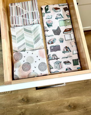 Neutral Books | Double-Sided Waffle Towel