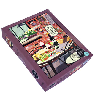 When I saw you drinking wine, I knew we would be friends - 1000 piece soft touch Jigsaw Puzzle
