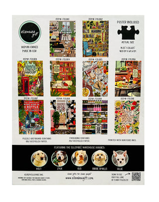 They should put more wine in a bottle so there's enough for two people - 1000 piece soft touch Jigsaw Puzzle
