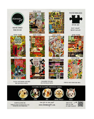 After I'm done snacking, I have to show my hands to the dog like I'm a black jack dealer |  1000 piece soft touch Jigsaw Puzzle