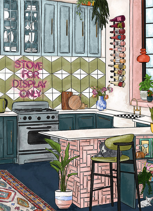 Stove for display only | 1000 piece soft touch Jigsaw Puzzle