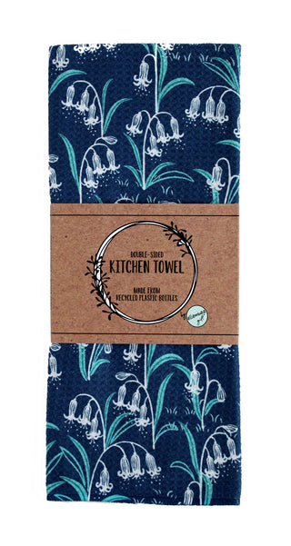 Bluebells | Double-Sided Waffle Towel
