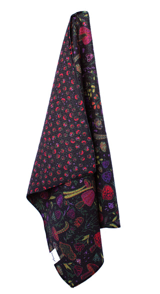 Flora and Fungi | Double-Sided Waffle Towel