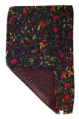 Flora and Fungi | Double-Sided Waffle Towel
