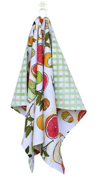 Citrus Mix Key Lime Pie | Double-Sided Waffle Towel