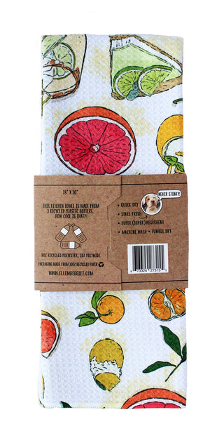 Citrus Mix Key Lime Pie | Double-Sided Waffle Towel
