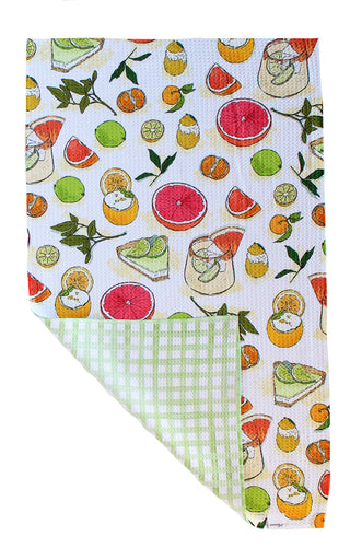 Citrus Mix Key Lime Pie | Double-Sided Waffle Towel