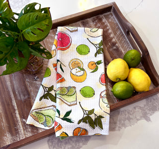 Citrus Mix Key Lime Pie | Double-Sided Waffle Towel